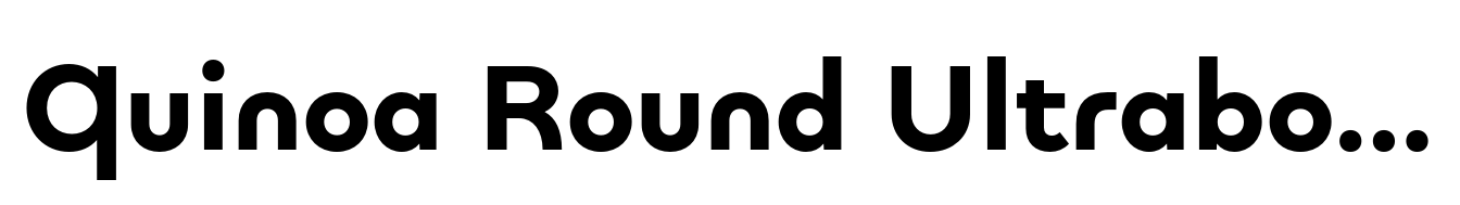 Quinoa Round Ultrabold
